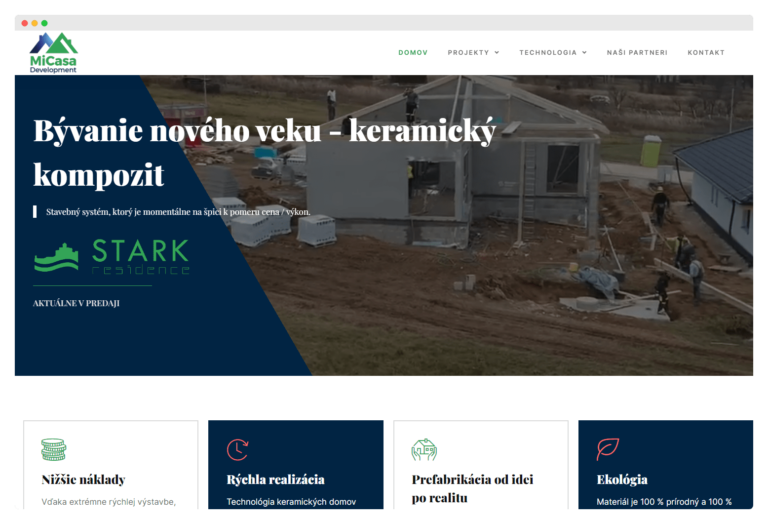 JM Support Webové stránky