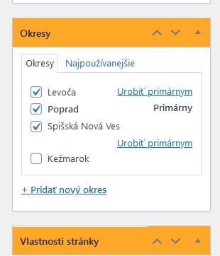 JM Support Oblasť pôsobenia maklérov - úprava na požiadanie